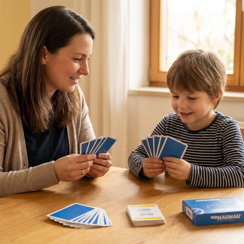 Kind spielt Wortmaumau in der Therapie
